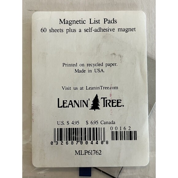 Note Pad 3 Naughty List Shopping List and 1 Namaste Magnetic  NEW - Picture 6 of 6